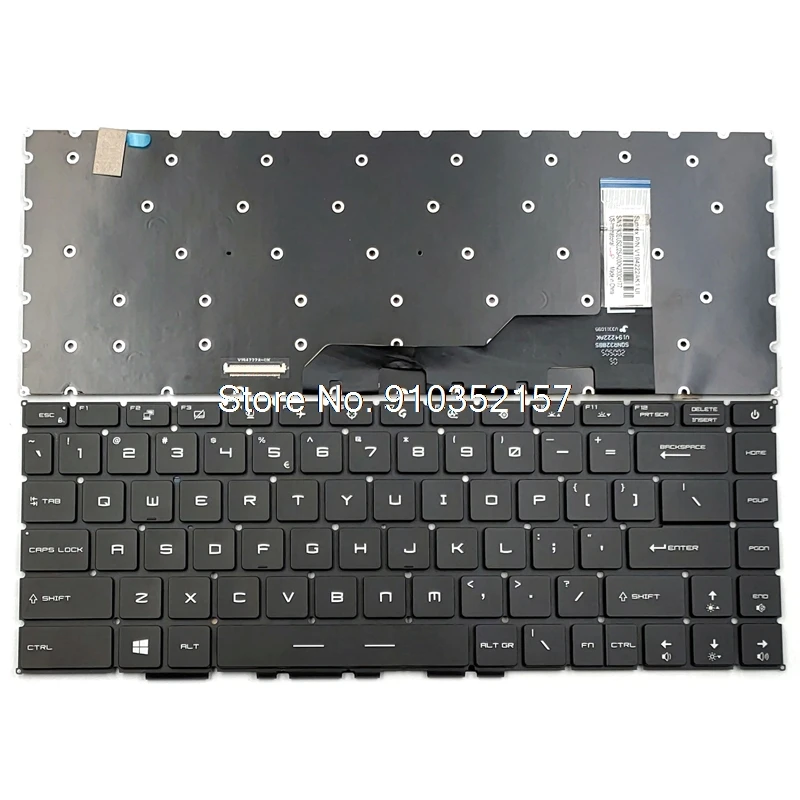 GP66 MUMS Nešiojamas RGB Apšvietimu ir Klaviatūros MSI GP66 Leopard 10UH 10UG 10UE MS-1542 11UG 11UE MS-1543 anglų 0