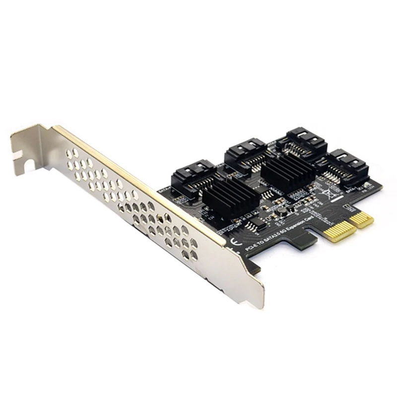PCI-E, SATA 3.0 Riser Card 4 Port SATA3.0 Plėtimosi Kortelės Adapterį Kietąjį Diską Plėtros IPFS Kietąjį Diską 0