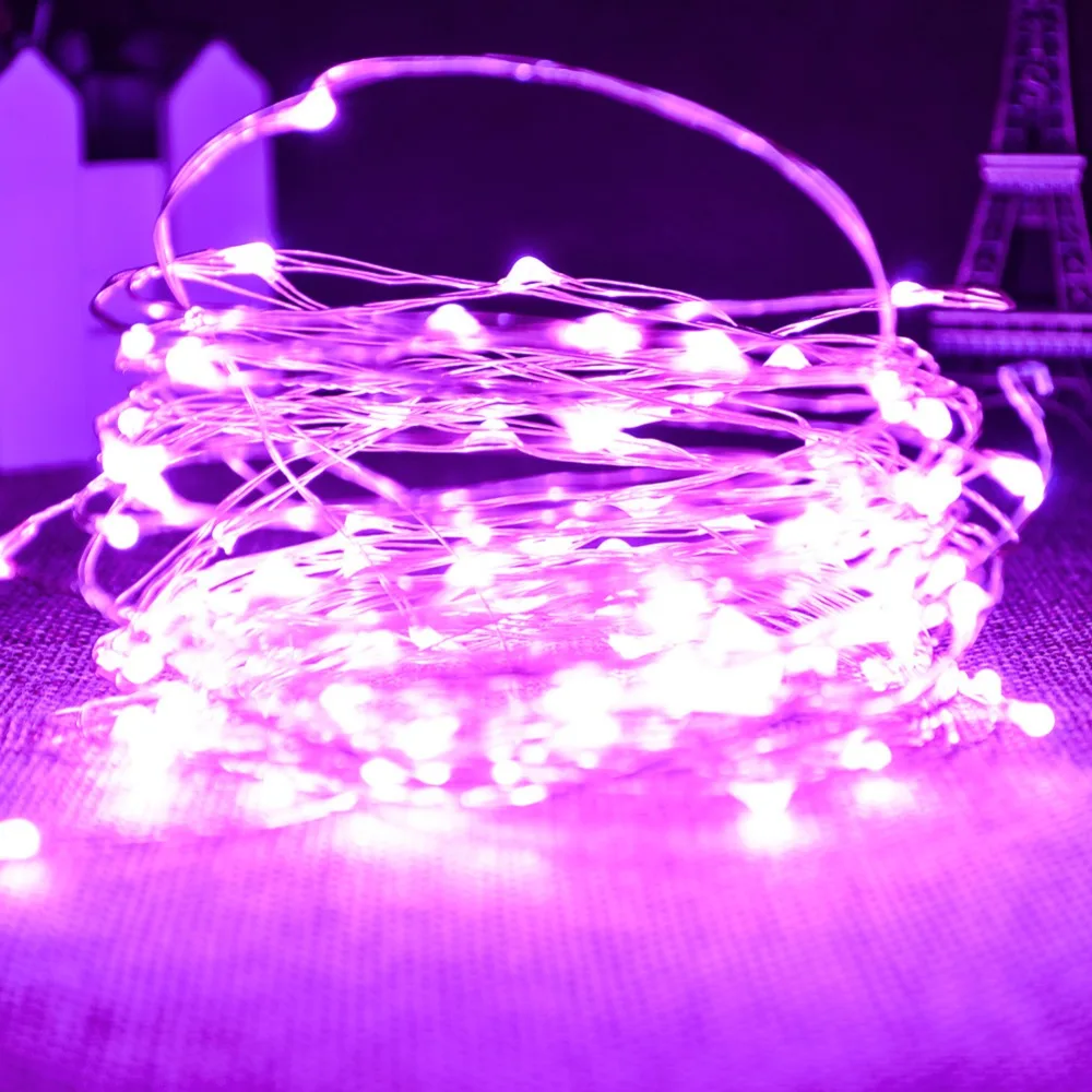 Vario Viela, LED String Light su 100 Led, 10m Ilgio Pasakų Žibintai String Šviesos Juostos Vestuvių Kalėdų Vakarėlį Apdaila 0