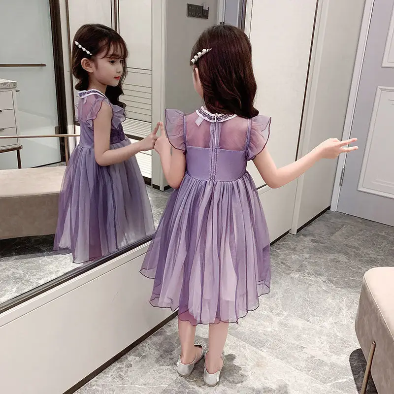 Merginoms Retro Suknelė 2021 Naujų Vaikų Kinų Stiliaus Suknelės Mergaičių Siuvinėjimo Šalis Suknelė 12 Vasaros Vaikų Drabužius 10 Metų 0