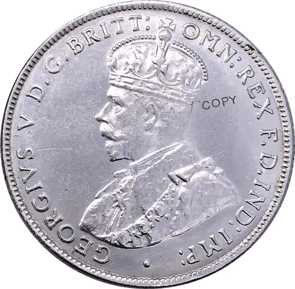 1926 M. Indija 1 Vieno Rupija George V Karalius, Imperatorius Cupronickel Sidabrą, Sidabro Kolekcionuojamų Kopijuoti Monetos 0