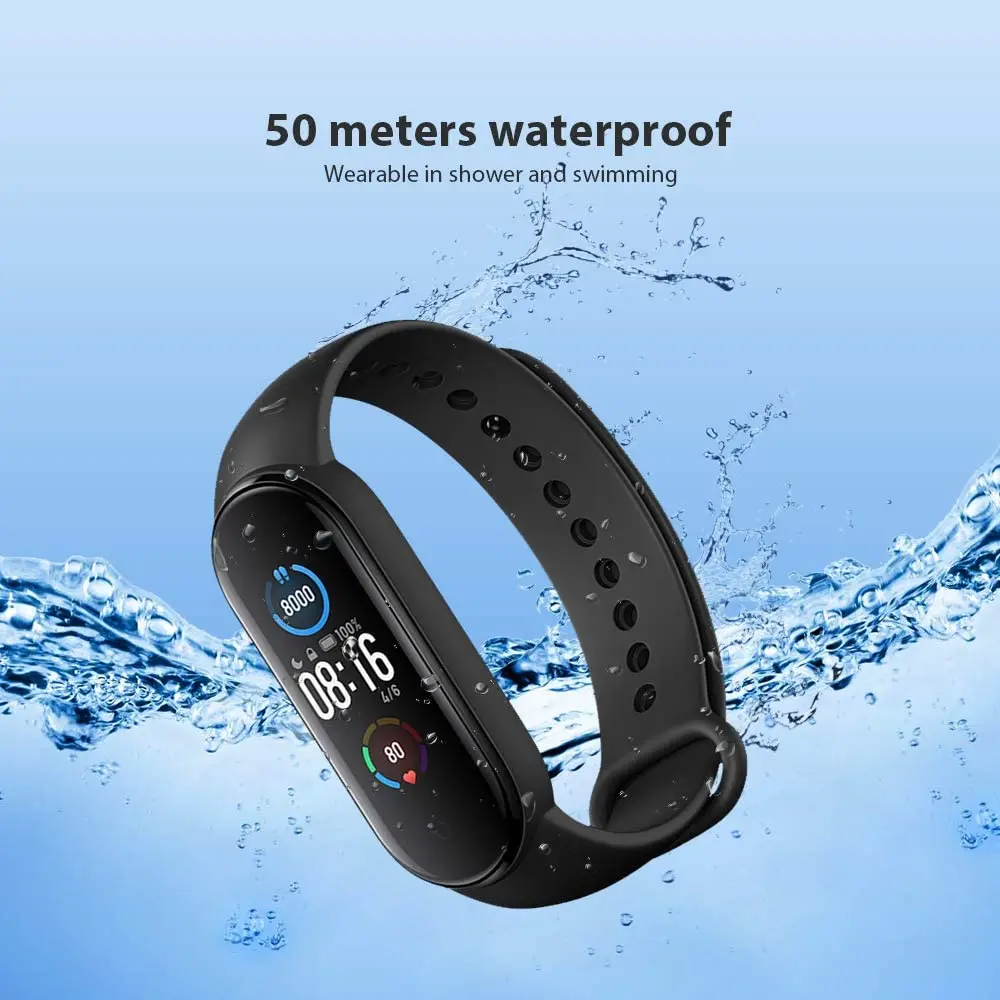 Pasaulinė Versija Xiaomi Mi Juosta 5 9 Kalbomis Smart Watch Ekrano Apyrankę Širdies Ritmo Fitneso Traker Bluetooth Vandeniui Smartban 0