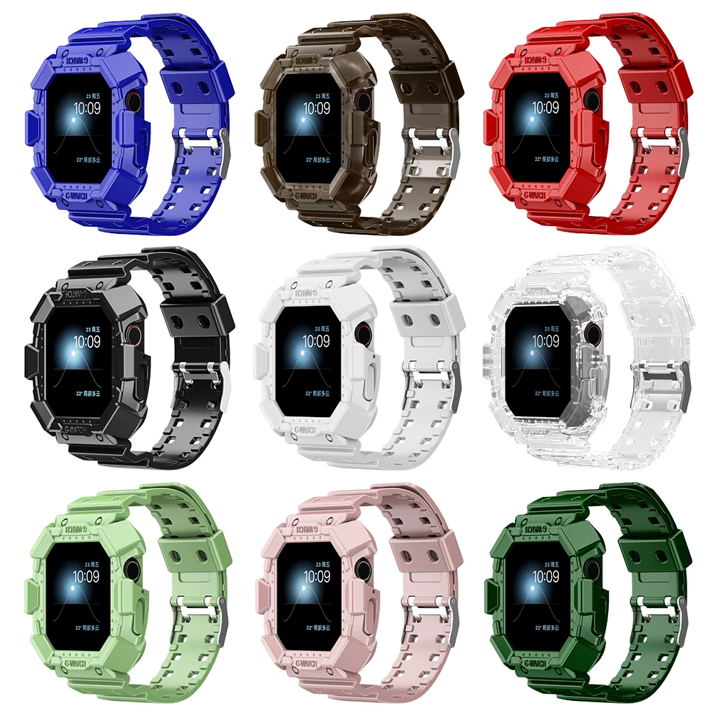 Šarvuotos Elektroninių Styfor Apple Watch Band Serijos 6 2 3 1 se Silikono Skaidrios iwatch 5 4 Dirželis 38mm 40mm 42mm 44mm Wirst 0