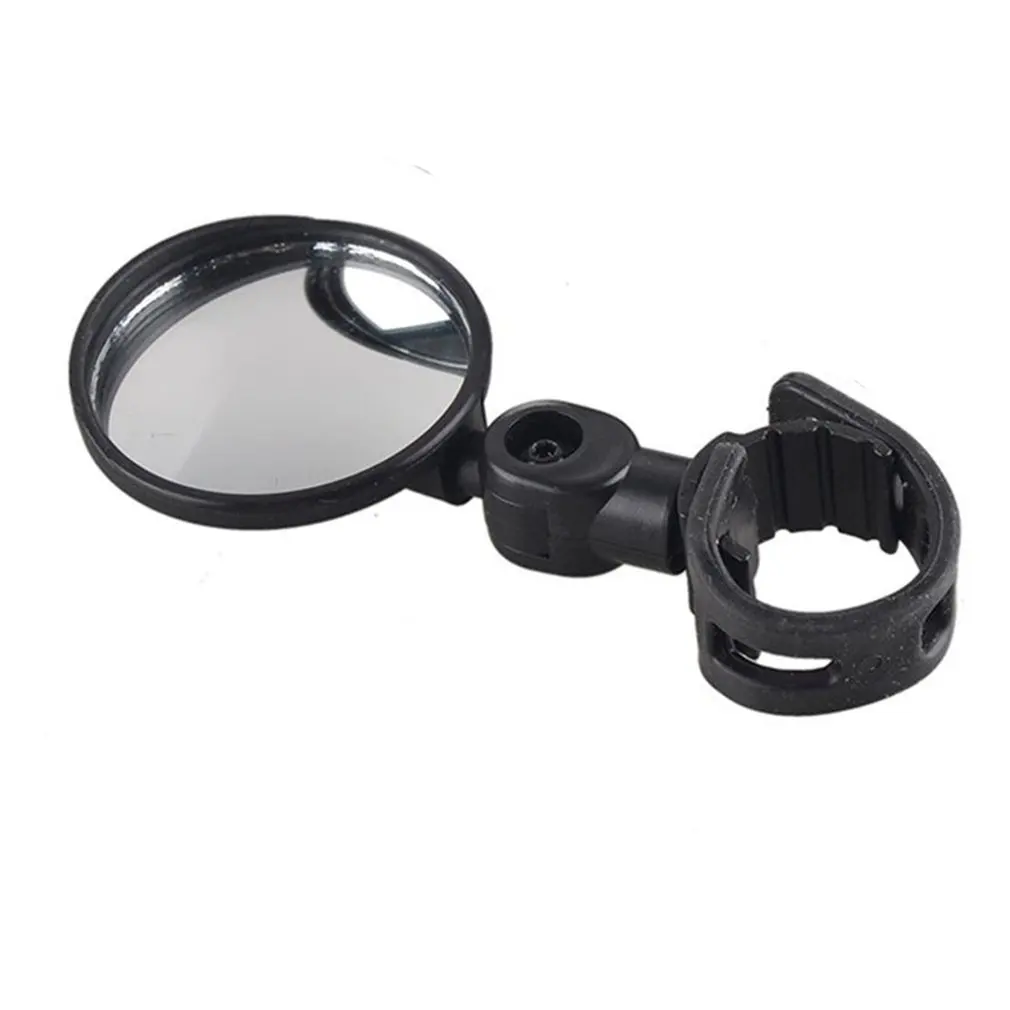 Small Round Rearview Mirror For Mountain Bike And Silicone Handle 0