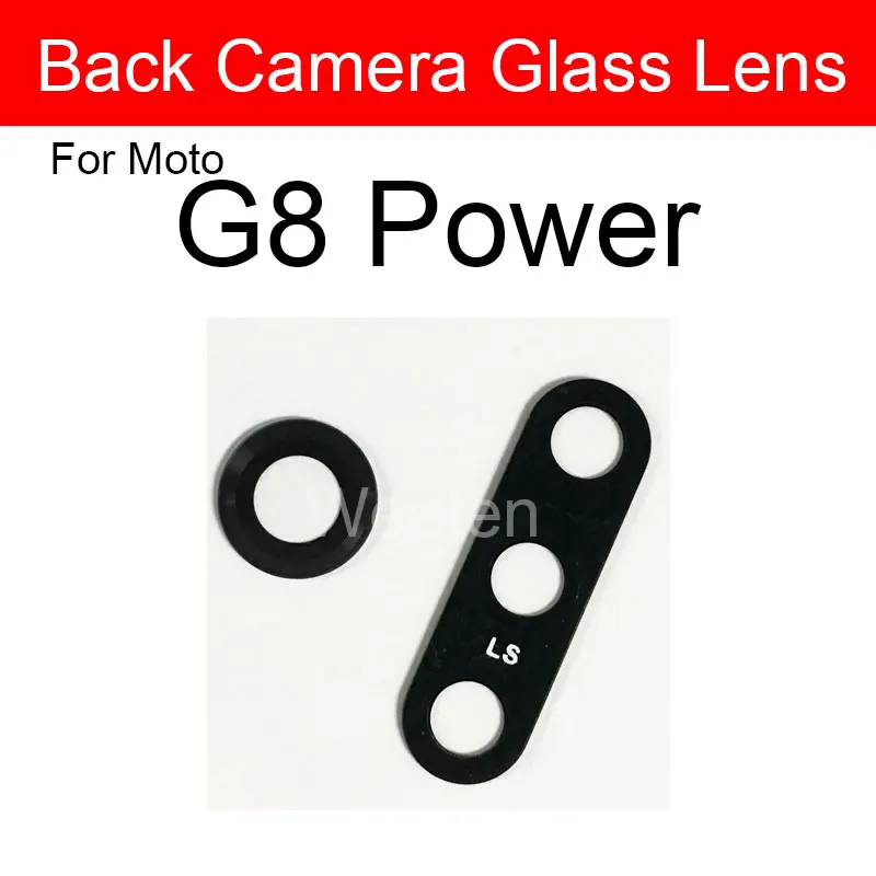 Galinio vaizdo Kamera, Stiklinis Lęšis Su klijuojamas Lipdukas, Skirtas Motorola MOTO G8 Galios Atgal Kameros Stiklo Objektyvas Klijai, Pakeitimas, Remontas, Dalys 0