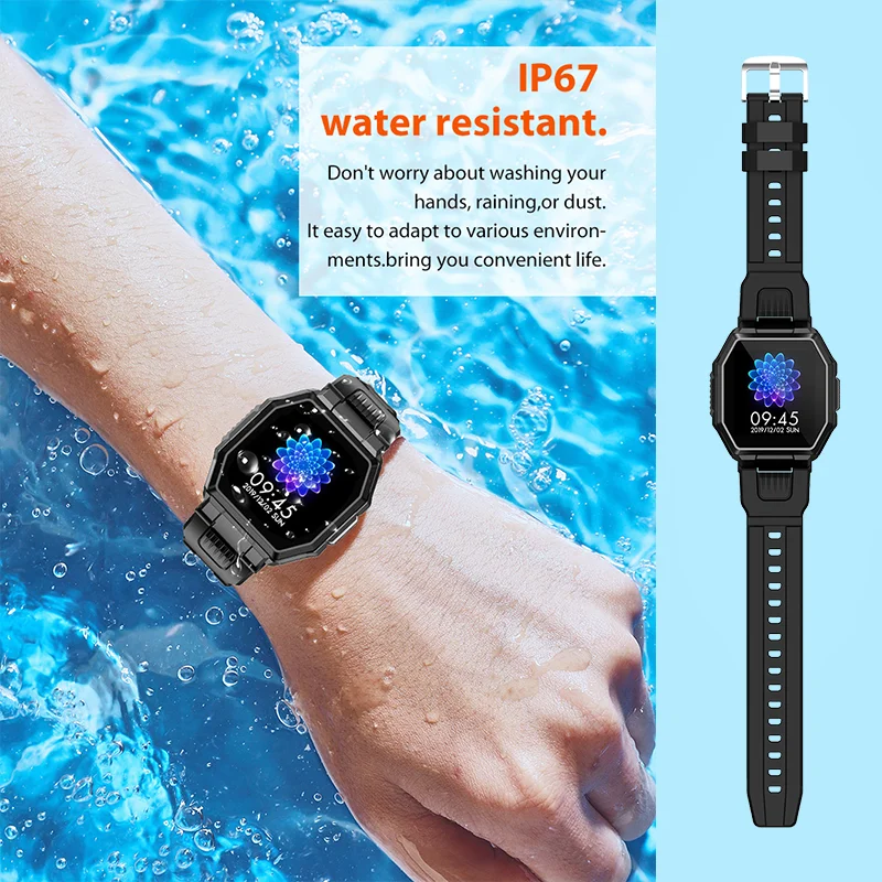 Naujas Smartwatch Vyrų S9 Nemokamai Rinkimo 2021 Mada Sporto Laikrodžiai Bluetooth 5.0 Širdies dažnio Matavimas IP67 Smart Laikrodžiai 1