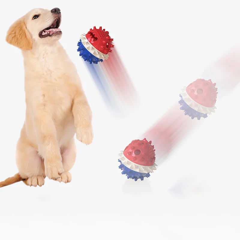 Pet Žaislas Gumos Ištekėjimo Kamuolys Šuo Finansuojančiojo Valyti Dantis, Kamuolys Šunį kramtyti žaislas šunims, aksesuarai Antistress dantų šepetėlį šunims 1