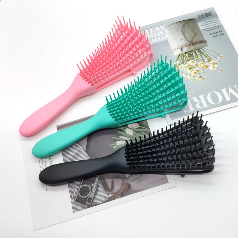 Hairbrush Anti-Static, Anti-Tangling Galvos odą, Galvos Masažas Plaukų Šukos Su Rankena, Plaukų Priežiūros PADARYTI 1