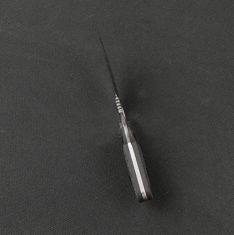 Sakura Nekilnojamojo S35VN ašmenys anglies pluošto rankena fiksuotu medžioklės Taktinis Letena peilį KYDEX Apvalkalas, išgyvenimo lauko EDC įrankiai 1