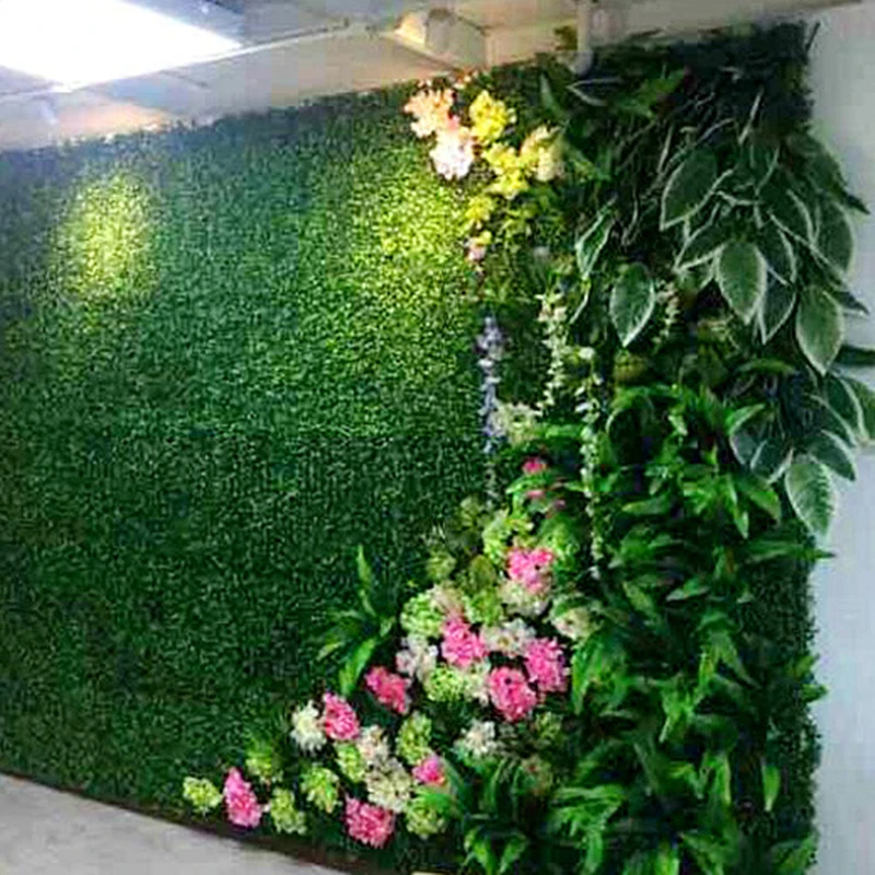 Dirbtinių Gėlių Žaliųjų Augalų Fone Sienos Vejos Sienos Žolės Durų Lango Sienos Vestuvių Namų Puošybai Eukalipto Modeliavimas 1