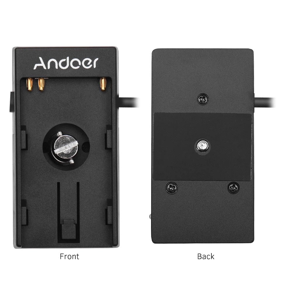 Andoer Kamera DV Akumuliatoriaus Energijos Tiekimo Mount Plate Adapteris su 1/4 Colių Varžtas BMPCC 4K Sony BP-U30 U60 U90 BP-U Baterija 1