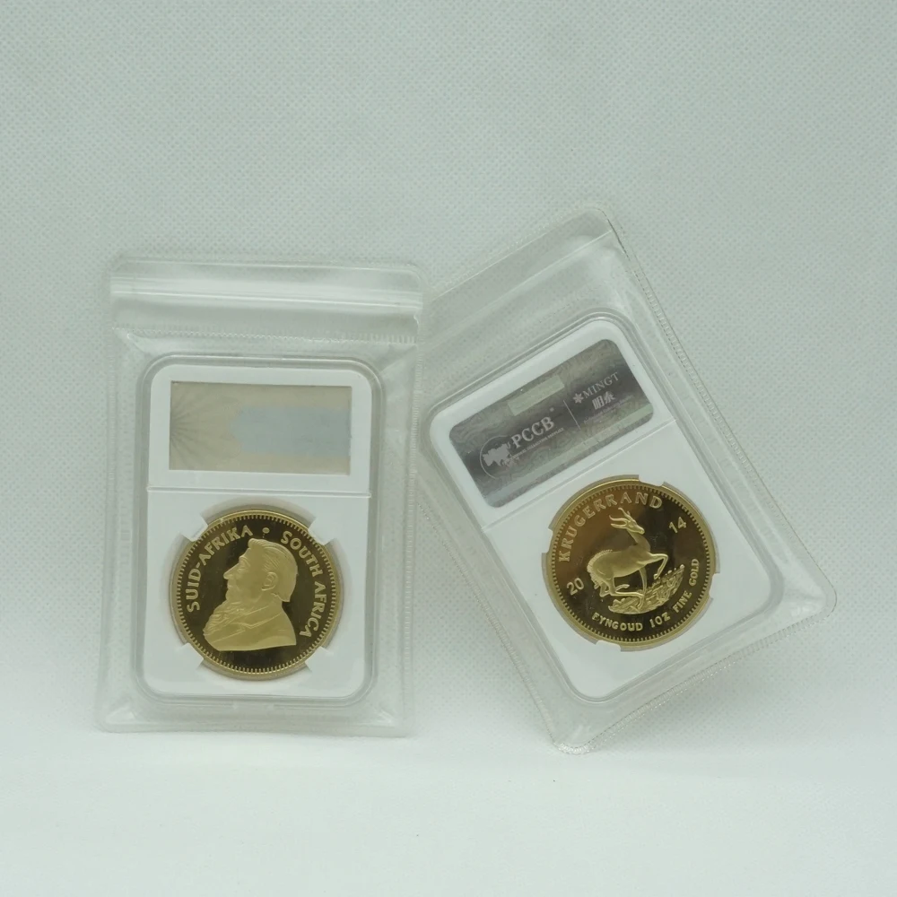 Gold Plated Kruger South Africa's First Presidential Commemorative Coin Art Collection Non-Currency Coins with PCCB Case 1