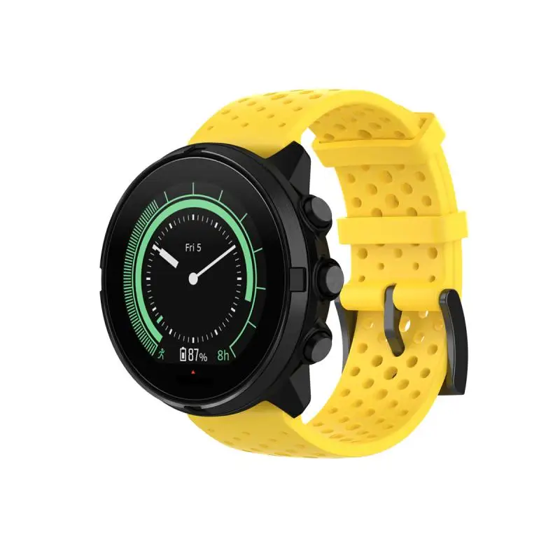 Smartwatch Smartband Sporto Kvėpuojantis Silikono Apyrankę, Dirželį, Minkštas Išmaniųjų Laikrodžių Dirželiai, Skirtas Suunto 