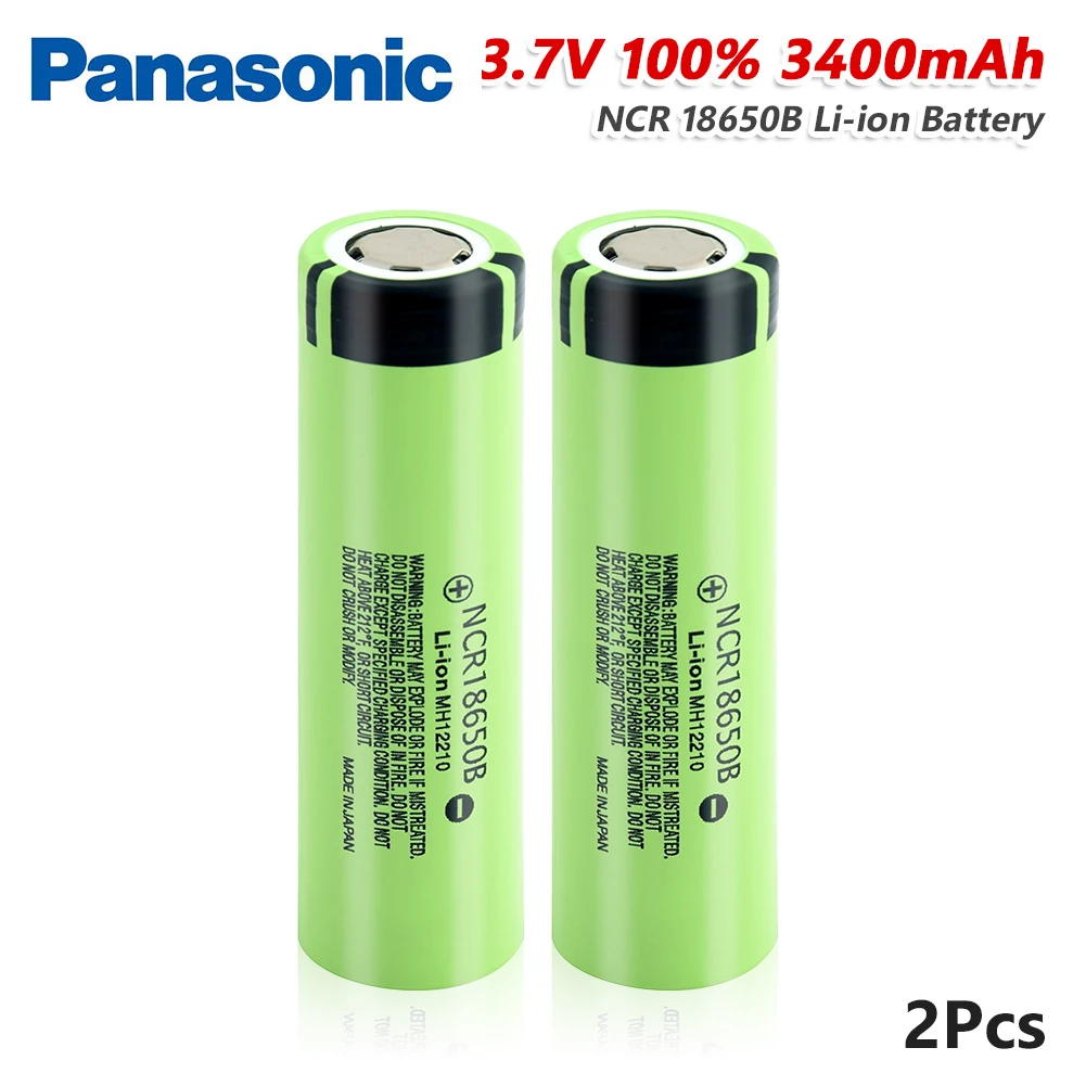 Panasonic NCR18650B Baterija 3.7 V 3400mAh Li-jonų elemento Fakelas Mini Ventiliatorius Gamepad Fakelas Elementų Žibintuvėlis Įkraunamas 1