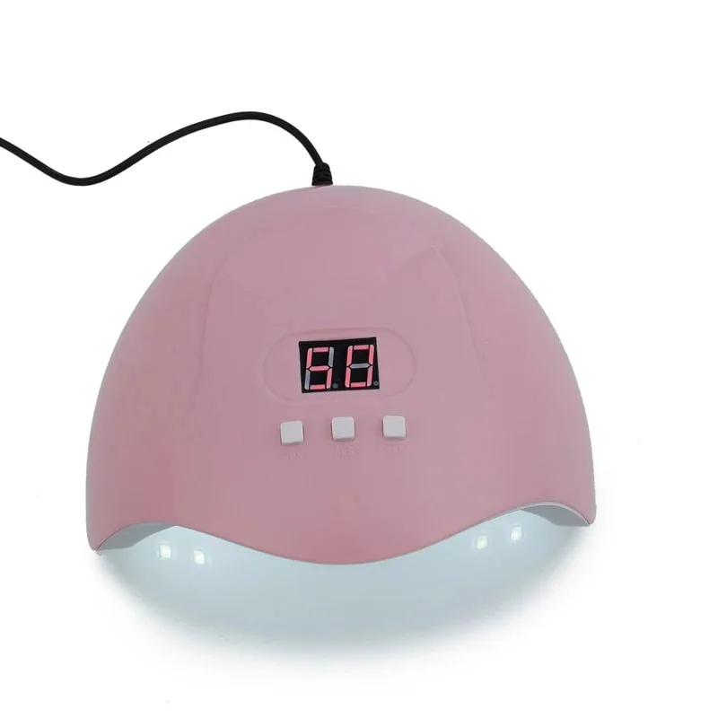 Pink UV LED Nagų Lempa Profesionali 54w Nagų Džiovintuvas Gelio lenkijos Šviesos Nagu Toenail 1