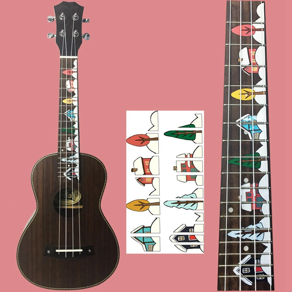 Įvairių Stilių Kryžiaus Apdaila Lipdukai Fretboard Lipdukas Elektros Akustinė Gitara, Bosinė Lipdukas Guitarra Muzikos Instrumentų Apdaila 1