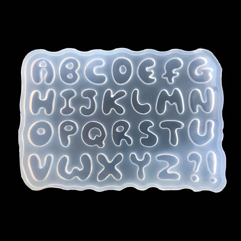 Stačiakampis Cabochon Silicio Sieniniai Klojiniai Dėl Epoksidinės Dervos kristalų 26 Modelių laišką Pelėsių Priėmimo Molio Meno Formų Priėmimo 