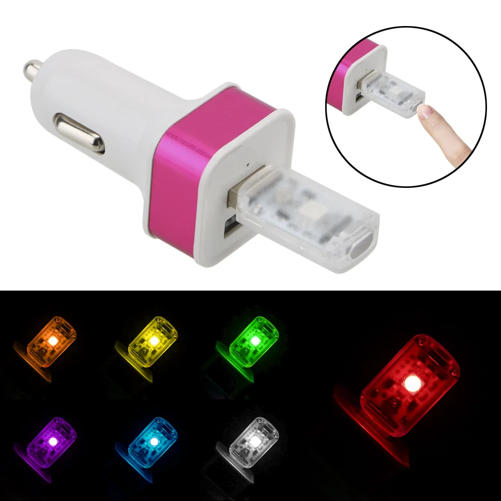Mini Automobilių LED Šviesos Atmosfera Balso ir Touch Kontrolės RGB Dekoratyvinės Lempos USB Magija Etapo Poveikį Šviesos Žiebtuvėlis 1