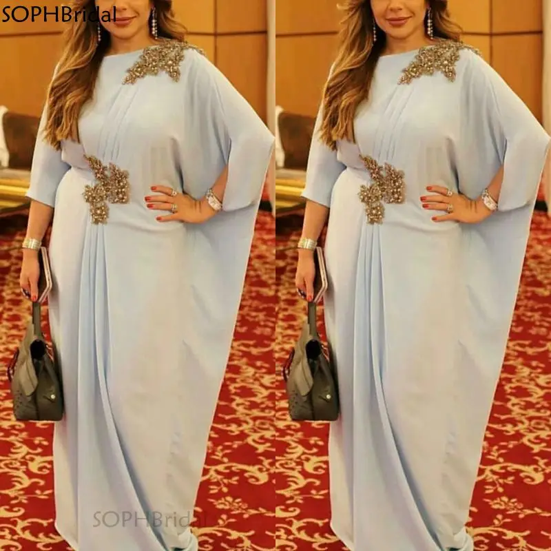 Naujas Atvykimo Ilgai Motina Oblubienicy Suknelė платье 2021 Puoštas Saudo Arabija Vestido de Madrinha Chalatas de Soirée de Mariage 1