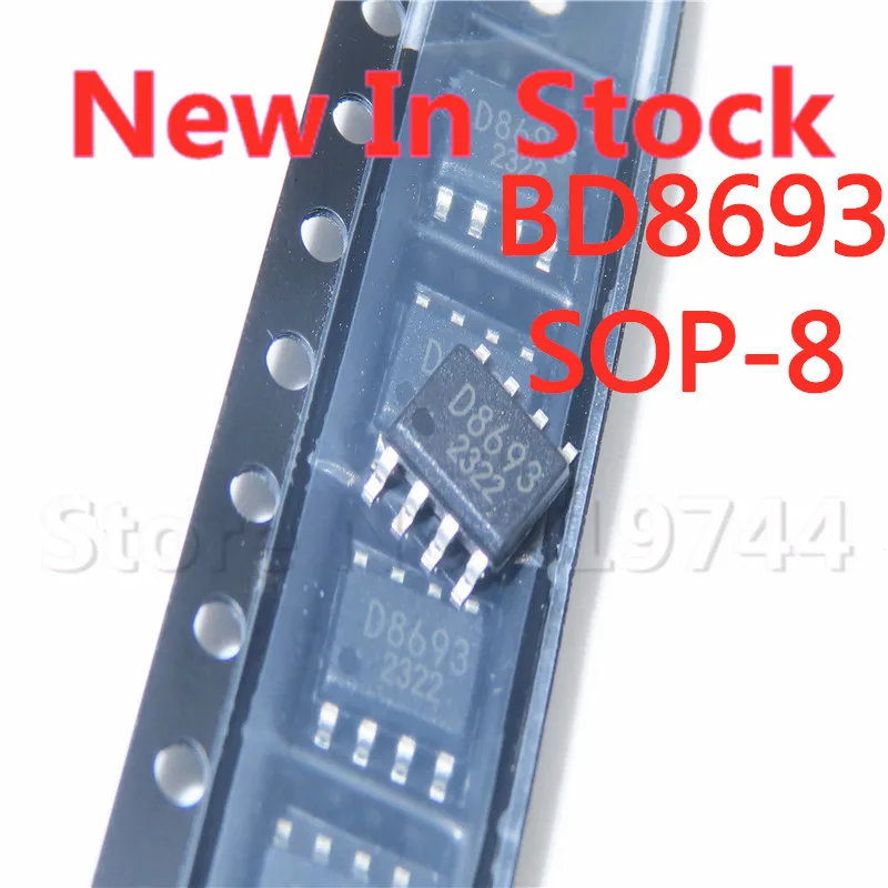2VNT/DAUG BD8693FJ-E2 BD8693 D8693 SMD SOP-8 LCD galia chip Sandėlyje naujas originalus 1