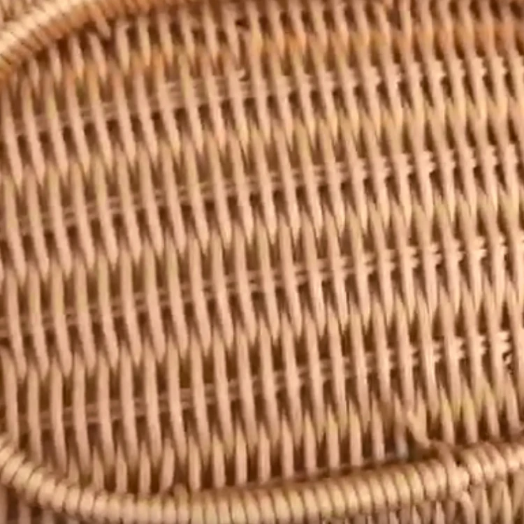 Rankų Darbo Bambuko Dramblys Vytelių Iškylą Krepšelį Maisto Produktų, Duonos, Kempingas Iškylą Krepšelį Bambuko Vaisių Saugojimo Krepšys 1