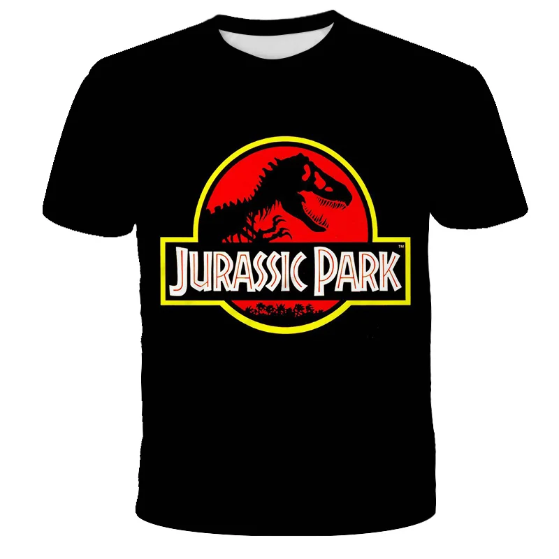 Juros periodo Dinozaurų T-shirt 3D Vyrų Vasaros Marškinėliai Classic Dinozaurų Žaidimas Amerikos Gatvės Mados O-Kaklo Marškinėliai 1