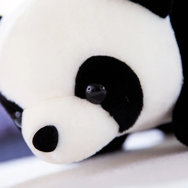Mielas Panda Pliušiniai Žaislai Ryškus Juokinga Panda su Pliušas Žaislai, Minkšti Animacinių filmų Gyvūnų Juoda ir Balta Įdaryti Pakabukas Lėlės Vaikams Dovanos 1