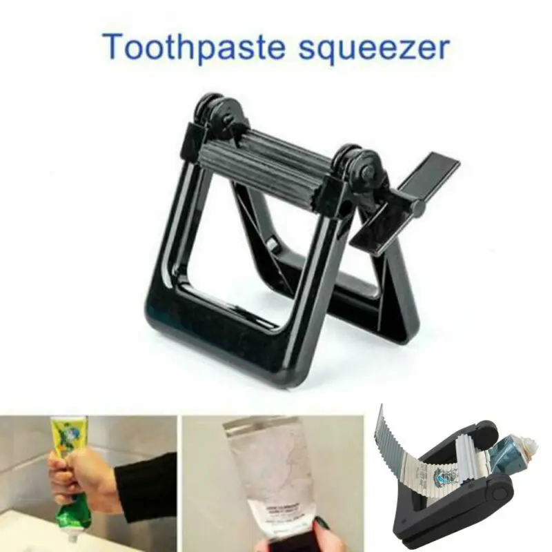1Pcs dantų Pasta Squeezer Plastiko Toothpast Dažų Rankų Kremo, Plaukų Spalva, Salonas Optikos Vamzdis Pasta Squeezer Priemonė, Vonios Įrankiai 1