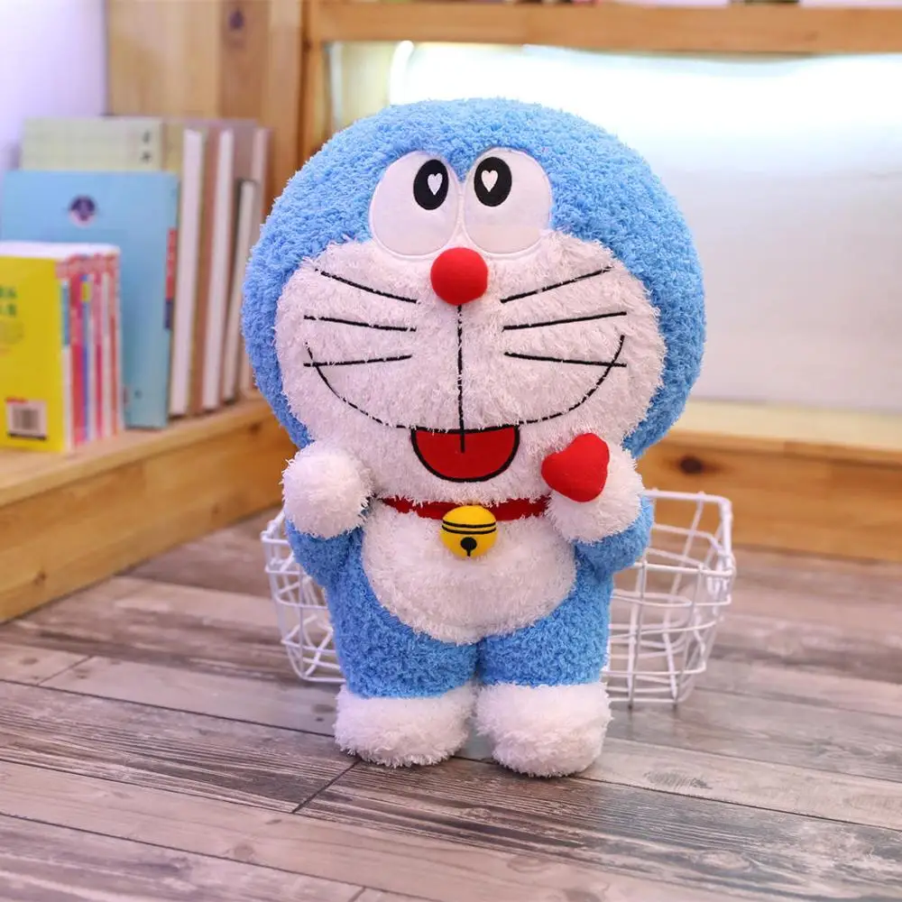45/60cm Naujų Anime Stand By Me Doraemon Pliušiniai Žaislai, Minkšti Cute Kačių, Lėlės Aukštos Kokybės iškamša Pagalvę Vaikams Mergaitėms Dovanų 1