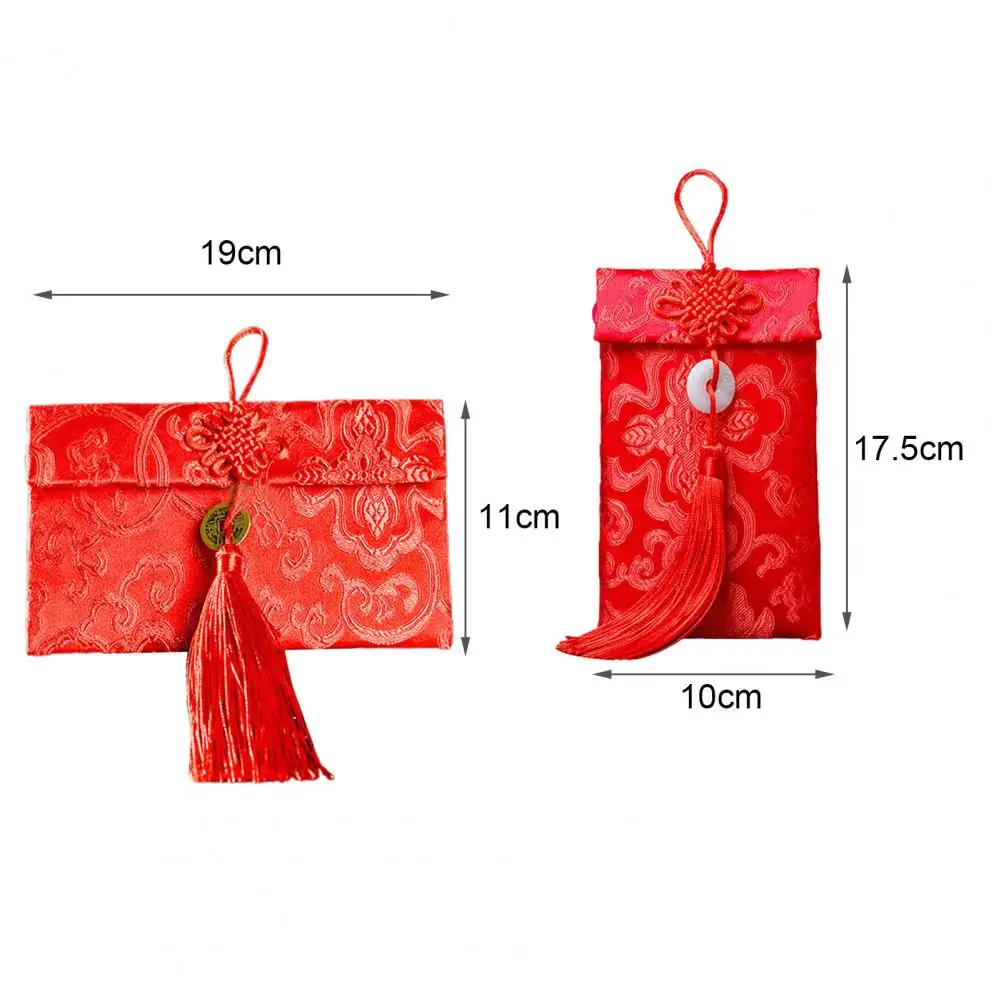 Kinų Stiliaus Siuvinėjimo Dizainą Raudoną Voką Pasisekė Pinigų Maišas, Šalies Prekių 1