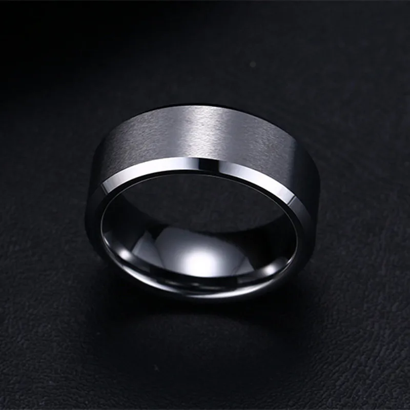 2021 Mados Žavesio žiedas Papuošalai vyrams iš nerūdijančio plieno, Juoda Žiedai Moterims 1