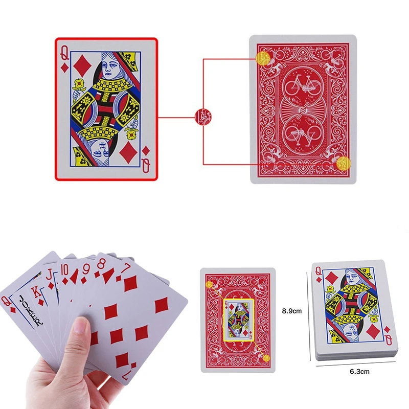 Pokerio Kortos Pažymėta Paslaptis, Magija Žaislai Netikėtų Triukų, Kortų Žaidimai Lengva Padaryti triukui NAUJAS 1