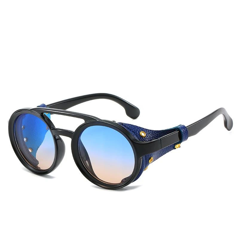 Naujas Steampunk Akiniai nuo saulės Prekės ženklo Dizainas Turas Sunglass Vyrai Moterys Derliaus Punk Saulės akiniai UV400 Atspalvių Akių Oculos de sol 1