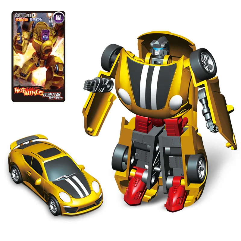 Mini Transformacijos Robotai Automobilių ABS Plastiko Anime Veiksmų Skaičius, Žaislai Vaikams, Švietimo Deformacijos Karys Kovos Žaislas Berniukams Dovana 1