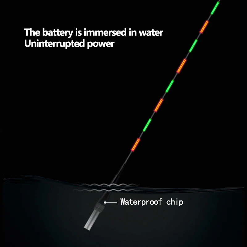 1 Gabalas Gravity jutiklis Plaukti Protingas Chip Spalvų Permainingi Plūduro Nano Šviesos Bobber Ežero, Upės Žvejybos Reikmenys Priedai 1
