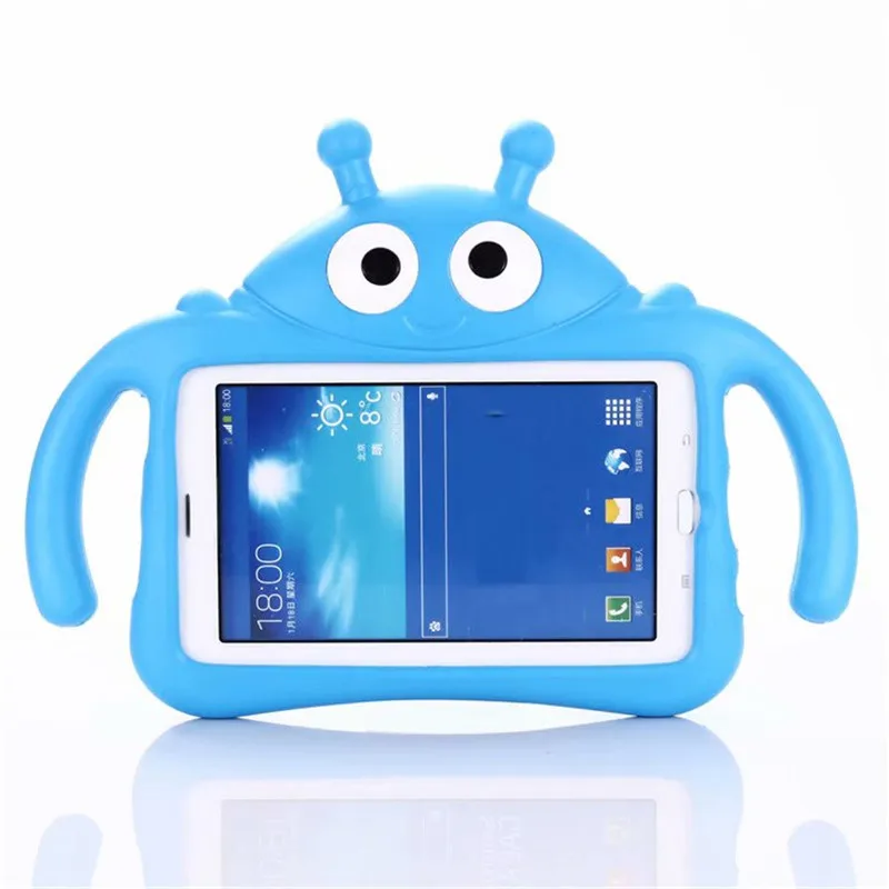 Atsparus smūgiams EVA Vaikai Case For Samsung Galaxy Tab A6 7.0 2016 SM-T280 T285 Tablet Padengti Stendo Shell Skirtuką 4 3 7