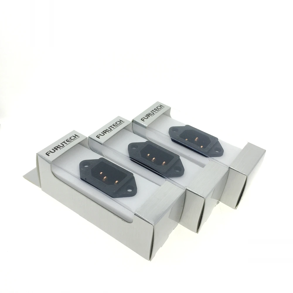 HiFi FURUTECH FI-06(G) Grynas Varis IEC Įleidimo AC lizdas Filtras su energijos vartojimo planą lizdas Originalios pakuotės, dėžutės 3pcs 1