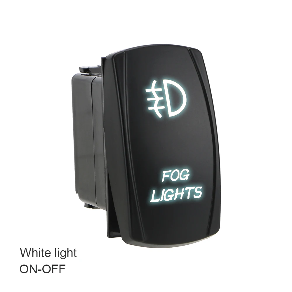 LEEPEE LED Svirtinis Jungiklis Apšviestas įjungimo / IŠJUNGIMO 5 Pin Automobilio prietaisų Skydelio Mygtuką Jungtis Rūko žibintų Jungiklis Automobilių Modifikacijos 1