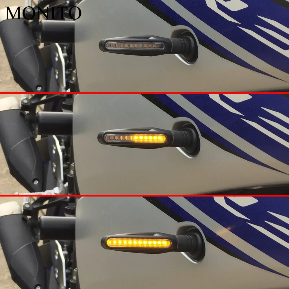 Universalus Motociklas LED Posūkio Signalo Lemputė, Gintaro Flasher Lempa Yamaha XSR 700 900 TDM 900 YBR 125 YZF R15 XT660 2
