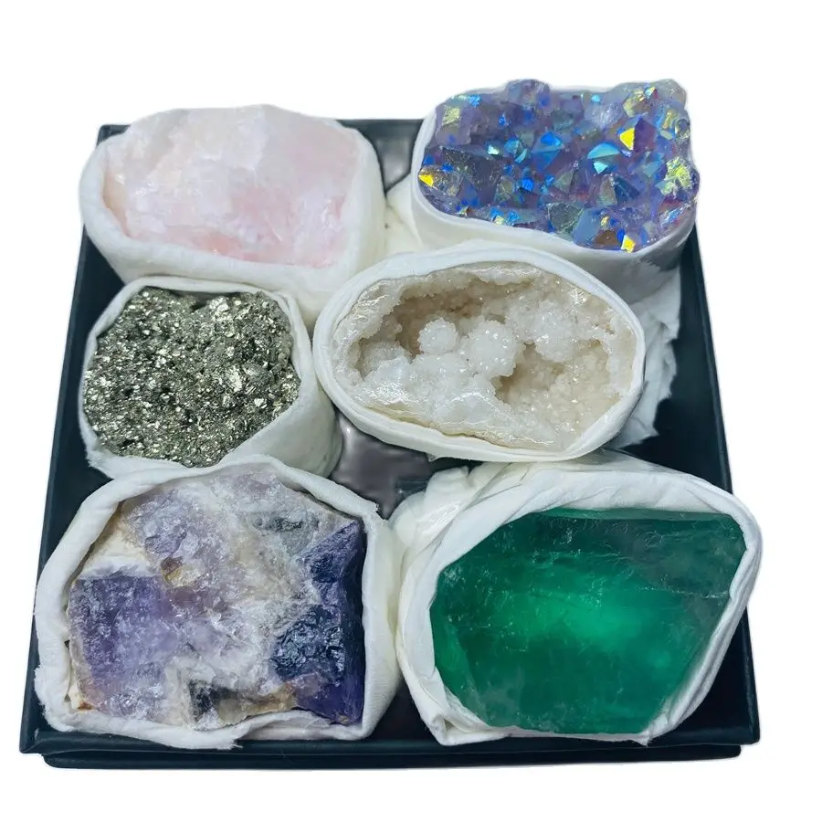 Natūralių Žaliavų Mišinio Grubus Mineralinių Kristalų Akmuo Kvarcas Brangakmenio Pavyzdį Energijos Gijimas Rock 2