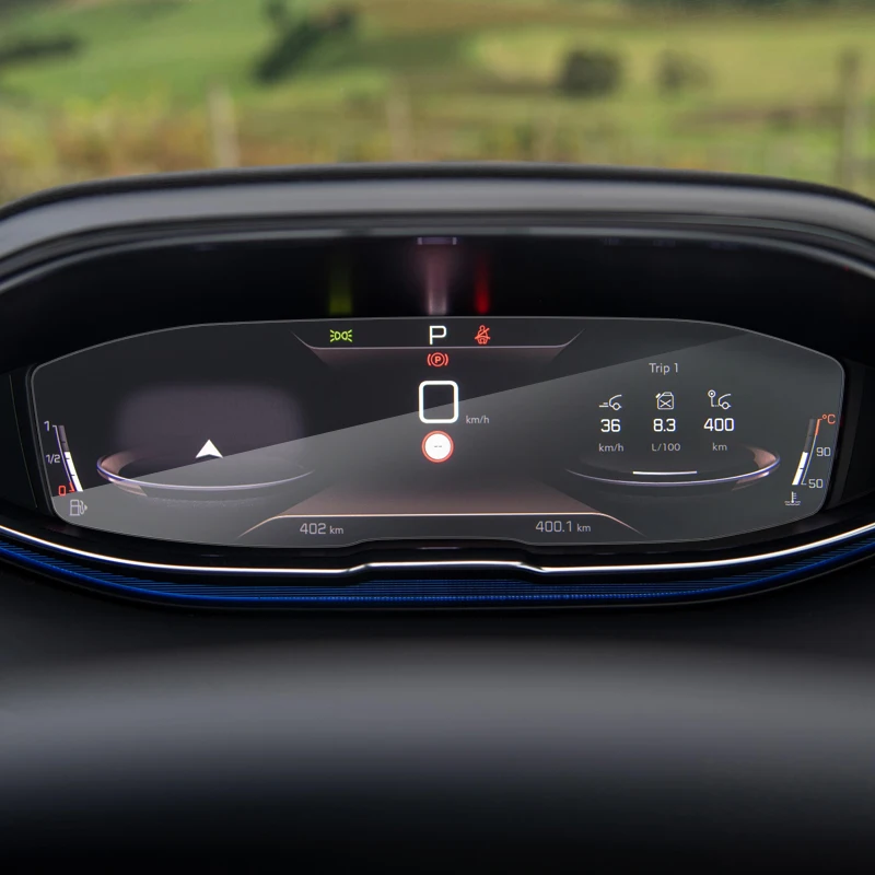 Automobilio Stilius Už Peugeot 3008 2021-Dabartinė GPS Navigacijos Ekrano Plėvelė prietaisų Skydelio Ekranu Kino Interjero Lipdukas Priedų 2