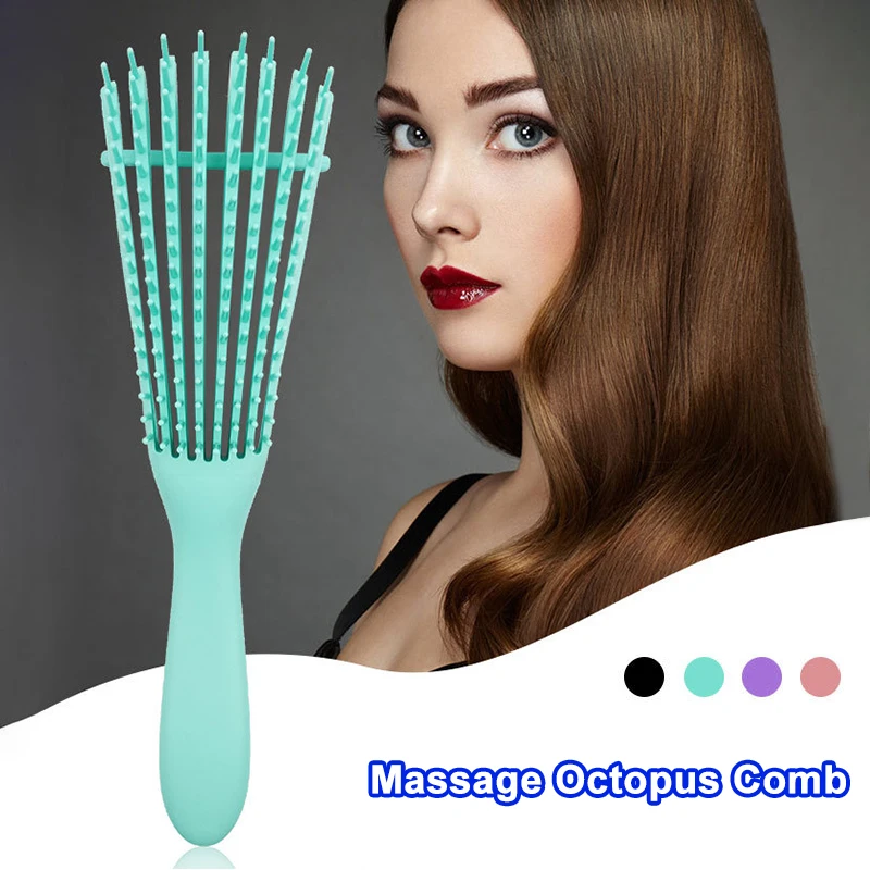 Hairbrush Anti-Static, Anti-Tangling Galvos odą, Galvos Masažas Plaukų Šukos Su Rankena, Plaukų Priežiūros PADARYTI 2