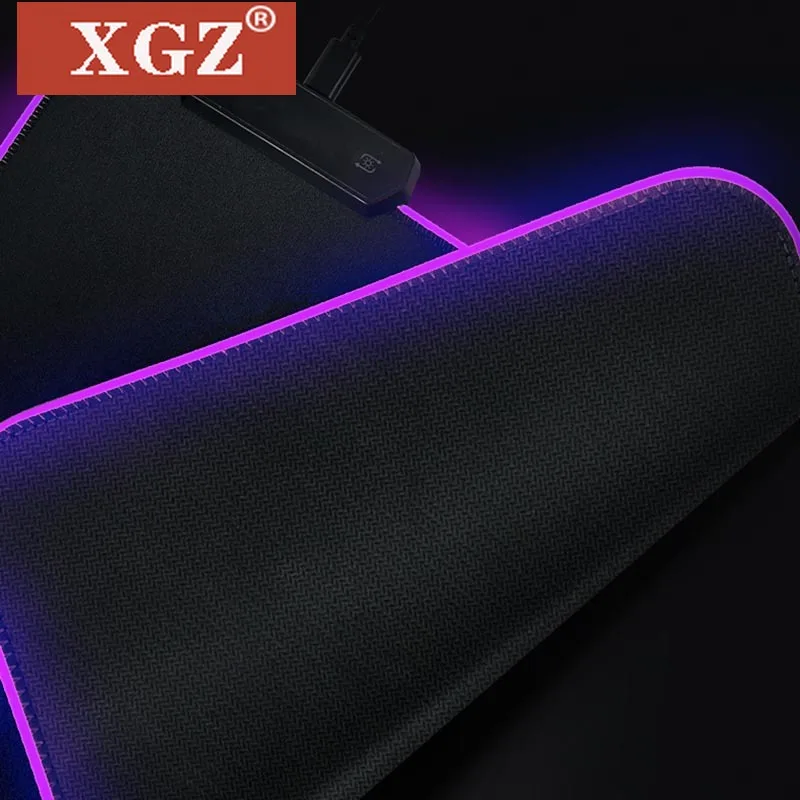 XGZ Naktį Kraštovaizdžio RGB LED Didelės Pelės Mygtukai USB Laidinio Apšvietimo Žaidimų Klaviatūra Spalvinga Šviesos PC neslidus Cs Go 2