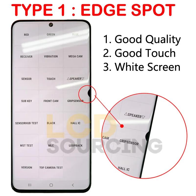 AMOLED Mažas Vietoje LCD Samsung Galaxy S20 G980 LCD Ekranas Jutiklinis Ekranas Asamblėjos Pakeisti 