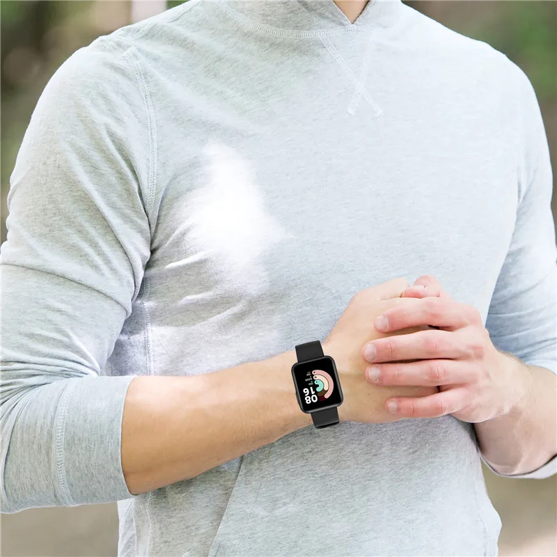 Laikrodžiai Sporto Silikono Pakeisti Watch Band Riešo Dirželis Xiaomi Redmi MI Žiūrėti LIte Laikrodis Suknelė Kristalų 2