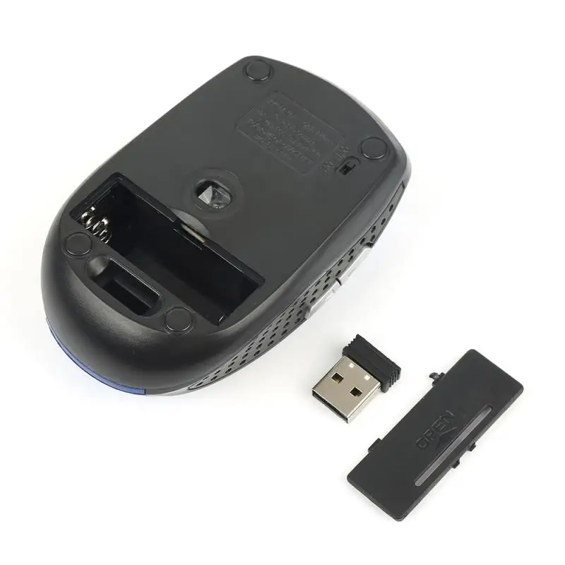 WH315 2.4 GHz Ergonomiškas Belaidė Optinė Pelė, 6-raktas Nešiojami USB Imtuvas Mini Adapteriu, Plug And Play PC Nešiojamas Kompiuteris 2