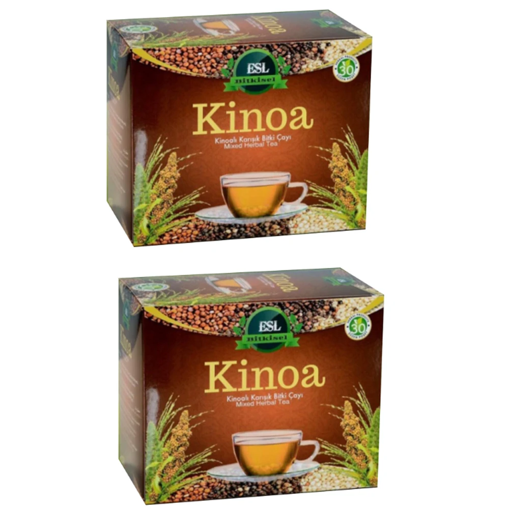 Quinoa Kinoa Quinoa Kinoa Quinua Andenhirse Лебеда sumaišytų žolelių arbata 1 langelis = 30 vienetų x 1,5 g maišelis / daug Baltymų, maistinių medžiagų 2