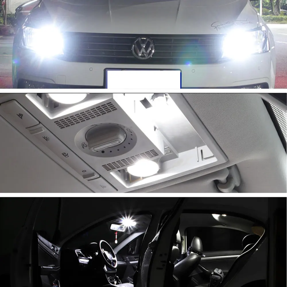 T10 W5W LED Šviesos Auto Salono Lempa Renault Laguna Clio Sandero Kaptur Fluence Megane Koleos Arkana Simbolis Vaizdingas Platumos 2