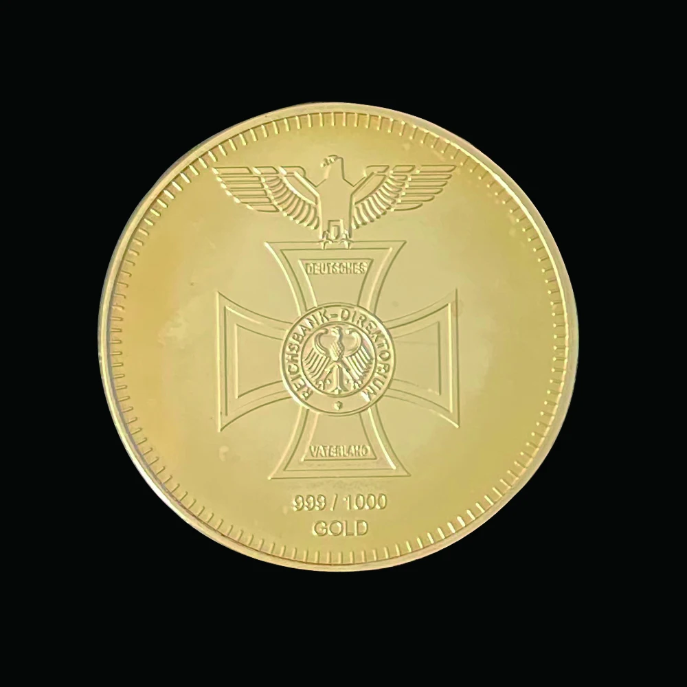 1872 Vokietijos Erelio Kryžiaus Reichsbank Aukso Direktorium Metalo Monetos Erelis 2