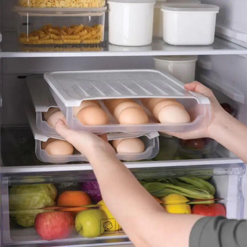 Auto Slinkimo Kiaušinių Laikymo Laikiklis Dėžutė Kiaušinių Šaldytuvas Konteineris Šaldytuvas Maisto Užsklandos Namų Virtuvėje Ant Kitos Laikymo Dėžutė 2021 2